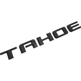 3pack Emblem 3D Letters Badge Compatible with Tahoe 2019-2025 Gloss Black