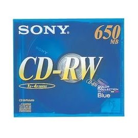 Sony CDRW 650MB Blue [CDRW650EL]