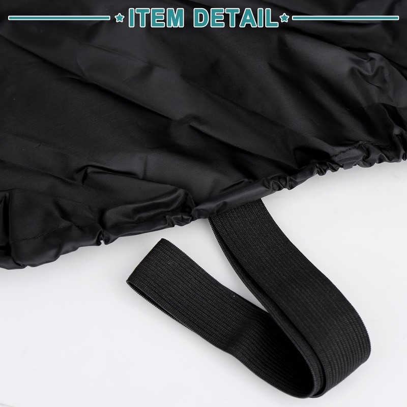 ACROPIX L Motorcycle Half Cover with Carry Bag Black -