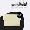 2 X Cot Bed Fitted Sheets, 60 x 120 cm