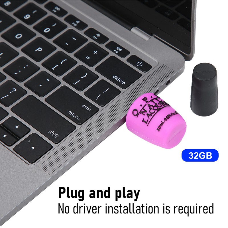 USB Flash Driver Interesting Silicone Perfume Bottle Portable Storage Memory