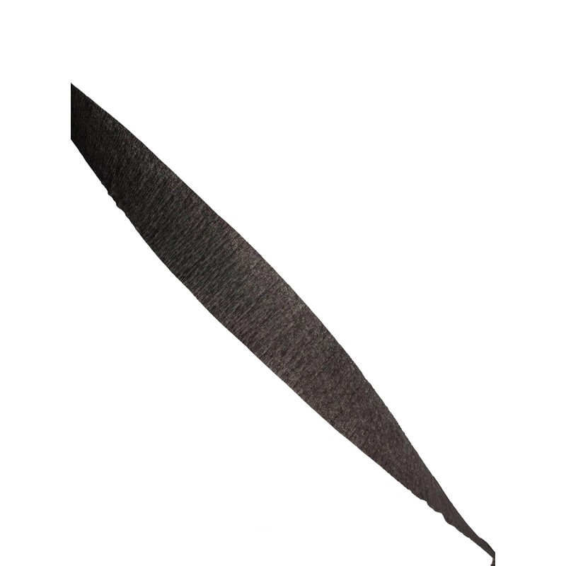 BLACK and WHITE Crepe Paper Streamers (2 Rolls Each Color)
