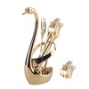 Tableware Mini Zinc Alloy Fruit Dessert Tasting Forks Spoon with