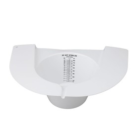 10 Pcs Reusable Specimen Cup Urine Cups, 27oz 800ml Toilet Nursing Hat for Urine, Plastic Graduated Sample Collection Hat