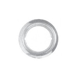 Baldwin 8314 Standard Rim Decorative Cylinder Trim Collar, Non-Lacquered Brass