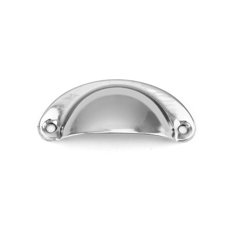 QWORK® 16 Pcs Shell Cup Handles Drawer Handles, Half Moon