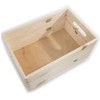 Wooden Open Storage Box with Handles | 30 x 20