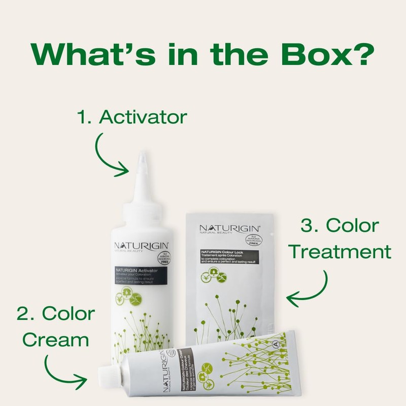 Naturigin Permanent Hair Color, 7.55 Intense Red, Ammonia Free, 100%