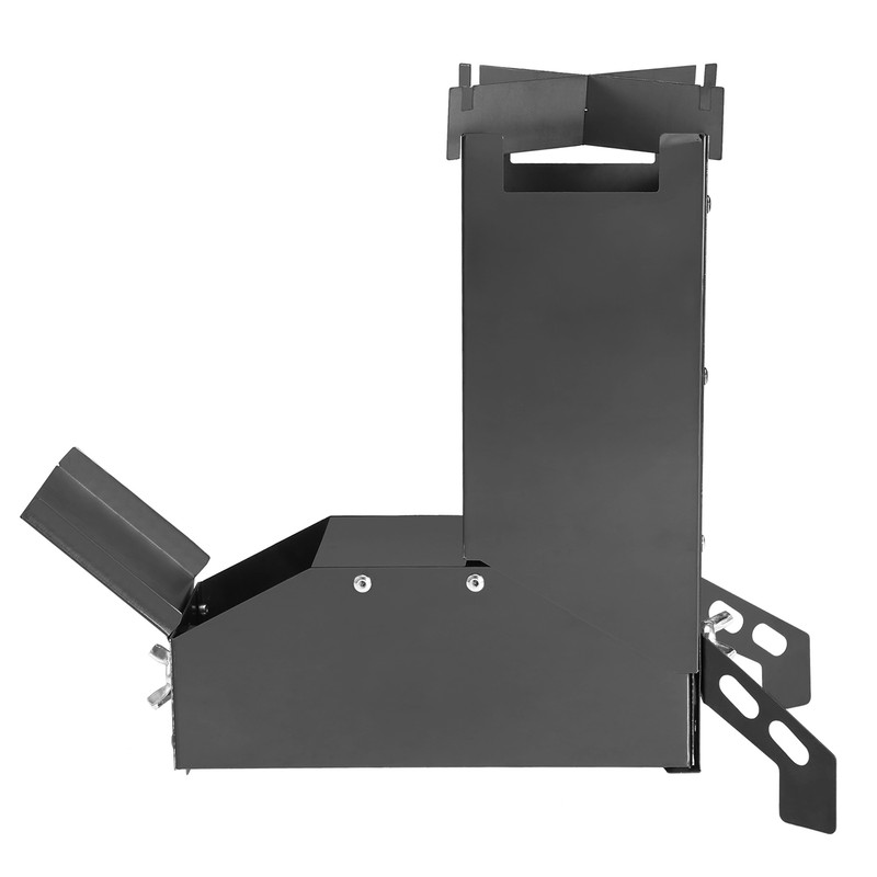 Outdoor Collapsible Wood Burning Stainless Steel Rocket Stove Backpacking Camp