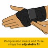 Futuro FUTURO Compression Stabilizing Wrist Brace, Left Hand, S/M