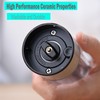 Electric Salt and Pepper Grinder Set Rechargeable Adjustable Coarseness Stainless