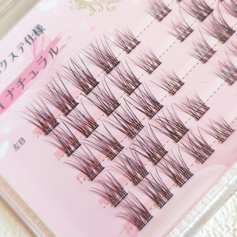 CLEAREYELASH Partial False Eyelashes, Large Capacity, 50 pcs, Korea, Natural,