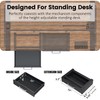 UNITEDPOWER Under Desk Drawer Storage, Pull-Out Office Hidden Counter Drawer,