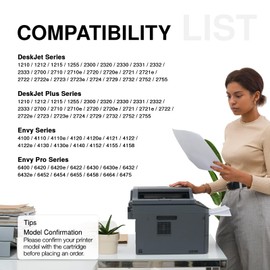 305XL Black Cartridges Compatible with HP 305 Printer Cartridges, 305 Black Replacement for HP Envy 6000 Printer Cartridges for DeskJet 27xx, 41xx, Envy 60xx, 64xx (Pack of 2)