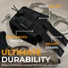 LUMERAM Heavy Duty Double Handcuff Pouch for Duty Belt -