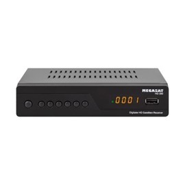 Megasat 0201125 201125 HD 390 DVB-S2 Receiver Front USB Tuner quantity: 1
