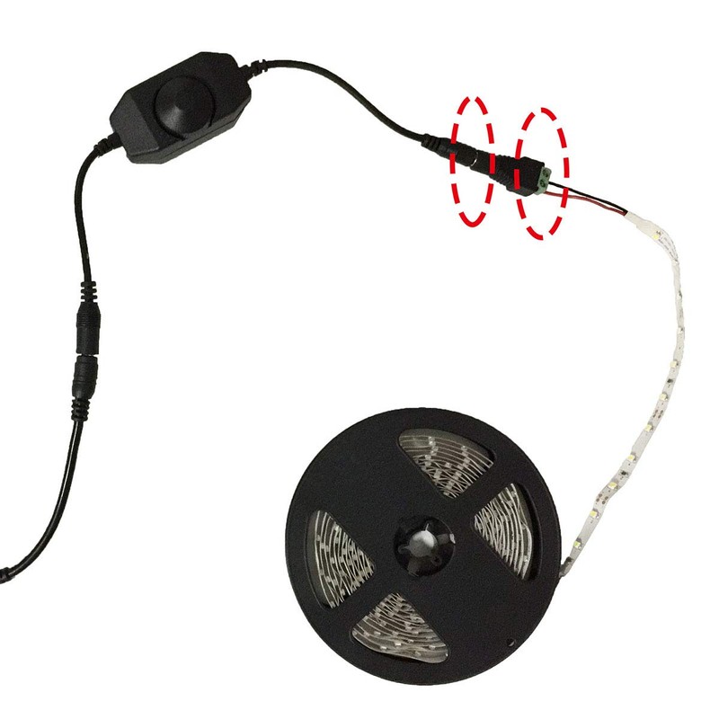LitaElek DC 12V - 24V 3A LED Tape Dimmer Switch