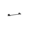 Kohler 27409-BL RIFF 18"-Towel BAR, Matte Black