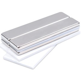 4pcs Super Strong Neodymium Magnets, 50x10x3mm Strong Rectangular Magnets,Large Long Magnets for Office Crafts, Office, Storage Refrigerator, Whiteboard, DIY Building