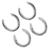 4pcs Horseshoes Aluminum Alloy Light Weight Reliable Practical Horse Riding