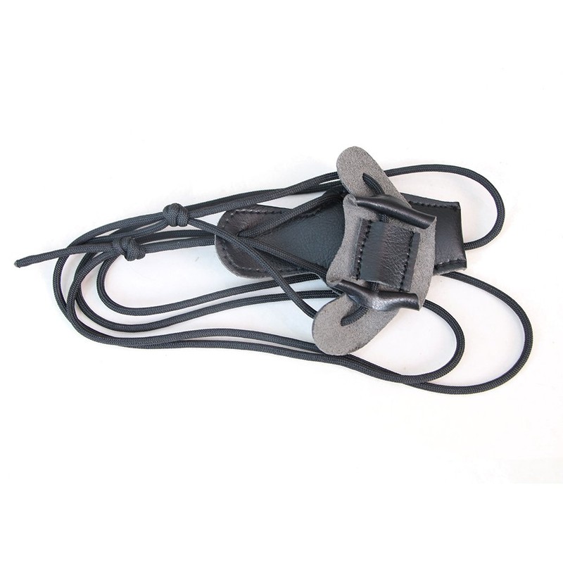 TOPARCHERY Traditional Leather Bow Stringer Recurve Long Bow Rope Hunting