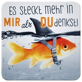 Sheepworld - 45865 Coaster 3D "Es steckt mehr in Mir als Du denkst!", C17, Cork, 9.5 cm x 9.5 cm