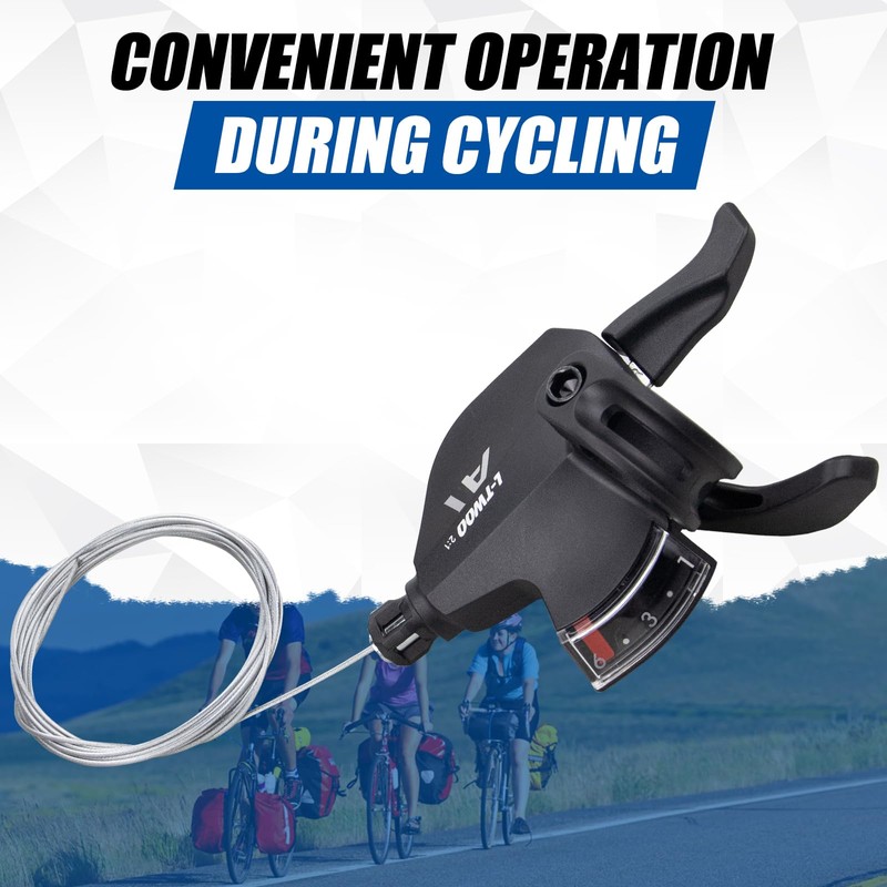 WEEROCK Bike Shifter Lever 6 Speeds Right Thumb Gear Shift