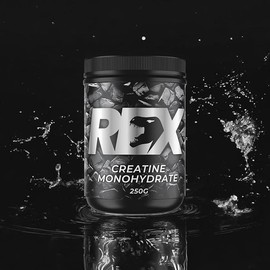 Rex Fitness Creatine Monohydrate 250g Powder - Pre-Work - Proven Physical Performance and recoveryUnflavoured