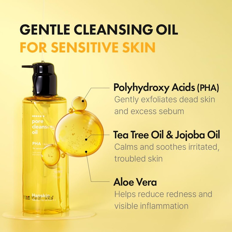 Hanskin PHA Pore Cleansing Oil - Korean Deep Pore Cleansing