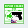 fagraphix Ohio Concealed Carry Permit Holder Sticker Self Adhesive Vinyl