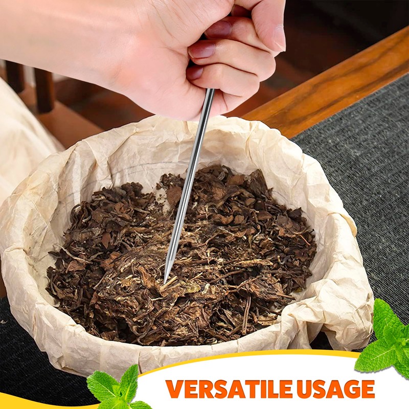 Ice Pick Tool with Stainless Steel Needle & Wooden Handle