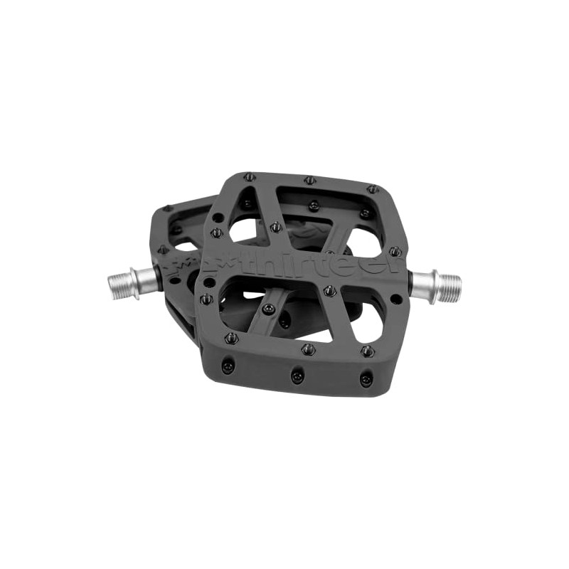 e*thirteen Components Base Flat Pedals Naranja, Set
