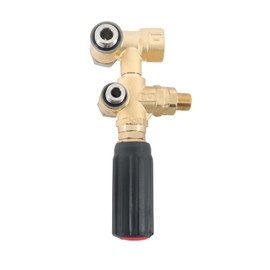 findmall Pressure Washer Regulator 1/2 Female Inlet, 3/8 Male Outlet, 3650PSI Max Pressure, 5.5GPM Flow Compatible with AR RR/RK/XM Series Pressure Washer Pumps Includes Mounting Bolts