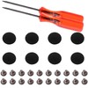 tunghey 8 Pack Rubber Case Feet+Set of 20pcs Repair Replacement