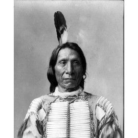 Frame a Patent Red Cloud Photograph - Historical Artwork from 1880 - (8" x 10") - Matte