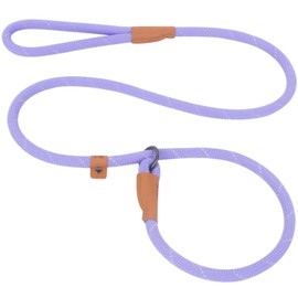 Dog Slip Leash Dog Leash, Reflective Rope Lead, Anti-Pull Lead, Training Leash for Small, Medium and Large Dogs, 1.5m (M(9mm), Purple)