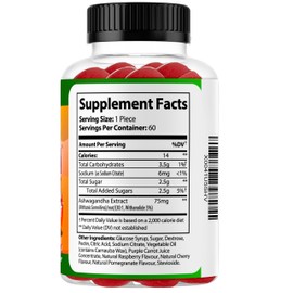 BrightKids Focus & Calm Gummies for Kids with Ashwagandha – Supports Attention, Concentration, Relaxation, Mood & Energy – Natural Stress Relief Supplement, Tasty Berry Flavor, Vegan, 60 Days Supply