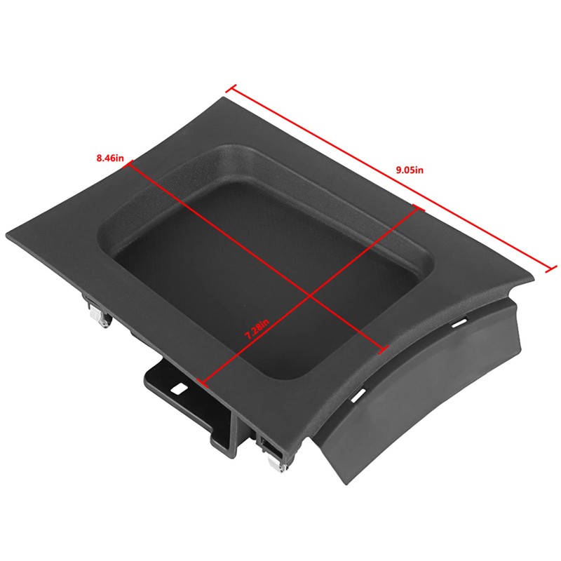 labwork Black Shifter Console Tray Bezel Replacement for Charger Police