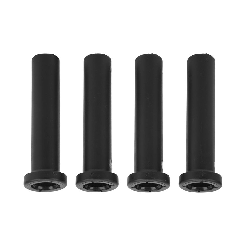 4pcs Front A Arm Long Bushing with Spacer Black Replacement