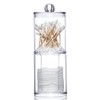 SZXMDKH Makeup Organiser Set, Cotton Pads Holder, Clear Acrylic Makeup