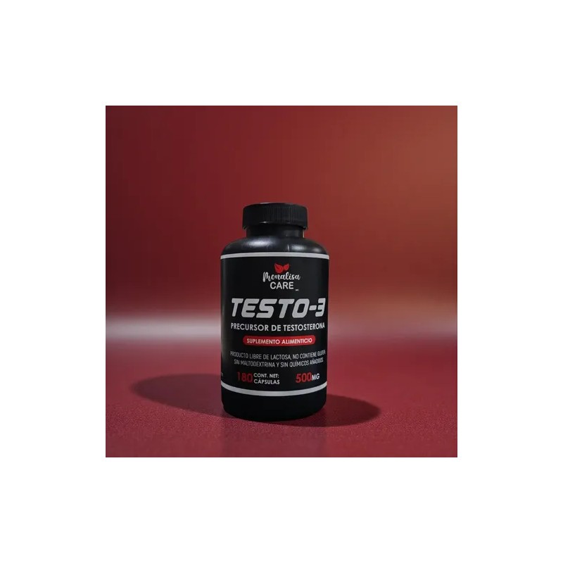 Testo3 Monalisa Care Cápsulas Vitaminas Para Hombre 180 Cap