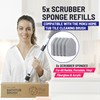 Moku Home Replacement Scrubber Refill for Extendable Tub Tile Shower