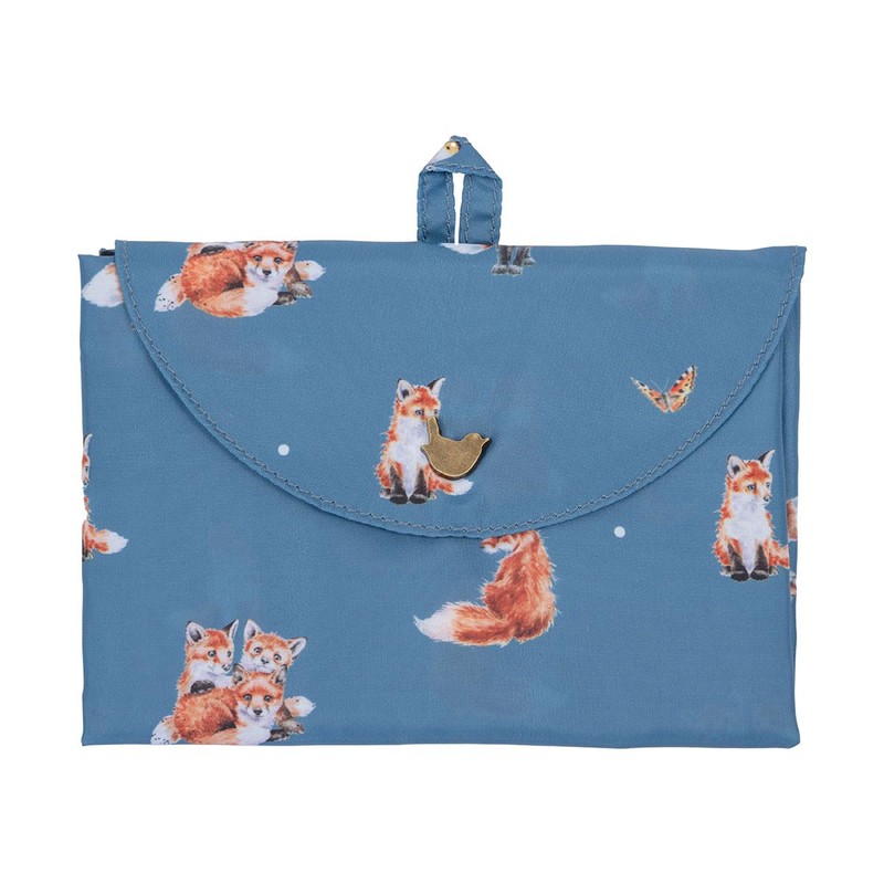 Wrendale Designs - 'Born to be Wild' fox Foldable Shopping