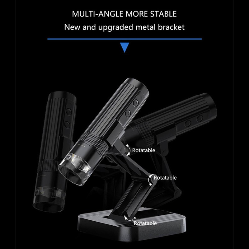 Digital Microscope 50‑1000X Magnification 2 Million Pixels Handheld USB Microscope