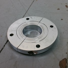 National Speed Automotive Supply Billet Aluminum Steering Column Floor Mount For 2" Columns Swivel SBC BBC 350