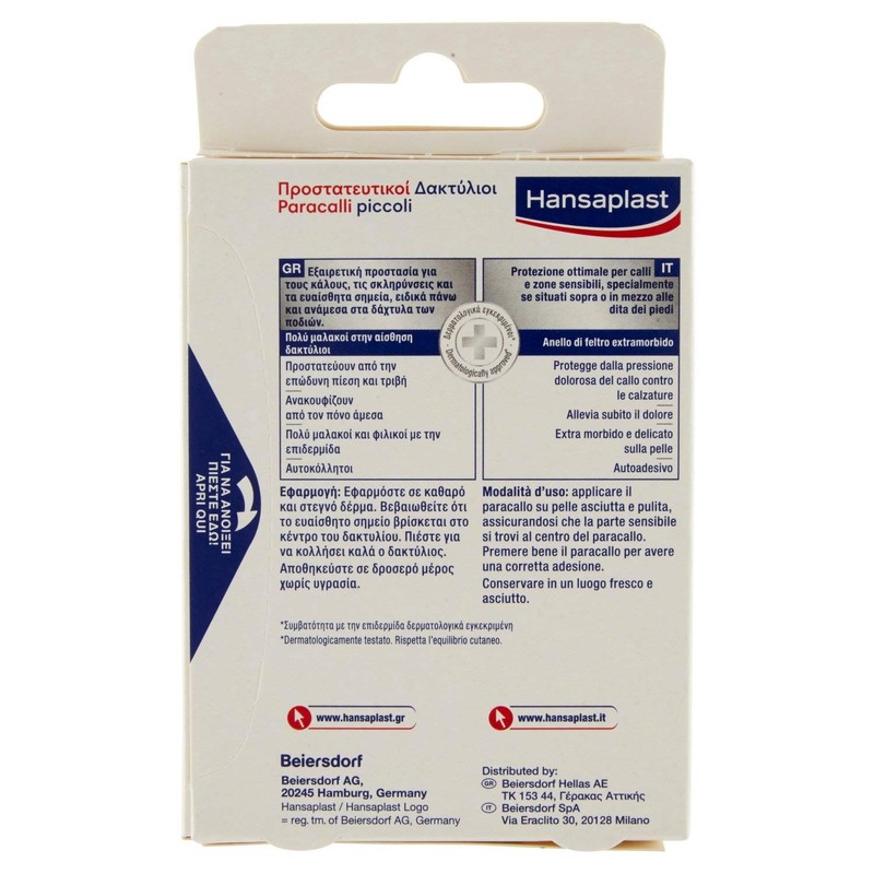 Hansaplast Footcare Paracalli Small 20pz