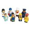 Soft Multicultural Career Figures - Set of 8