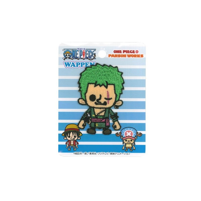 Inagaki clothing one piece iron adhesion emblem PEW017 Roronoa Zoro