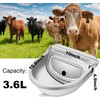 304 Stainless Steel Automatic Waterer Livestock Bowl with Float Valves,