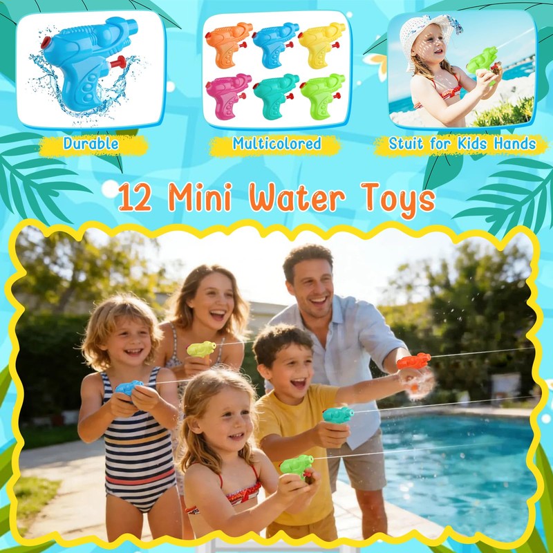 12 Pack Beach Pool Party Favors Bulk, Summer Party Favors